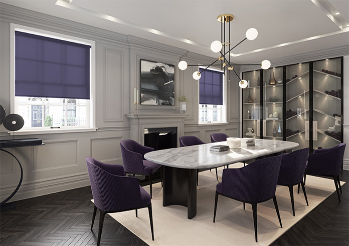 Roma, Indigo - Twist&Fit Roller Blind - Image 7
